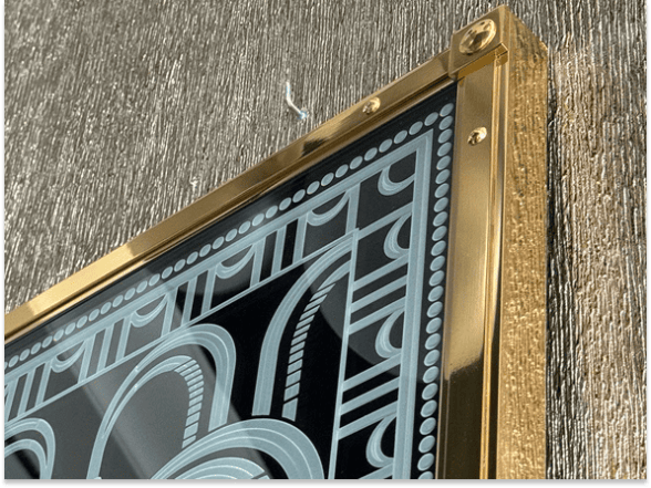 Картины из стекла