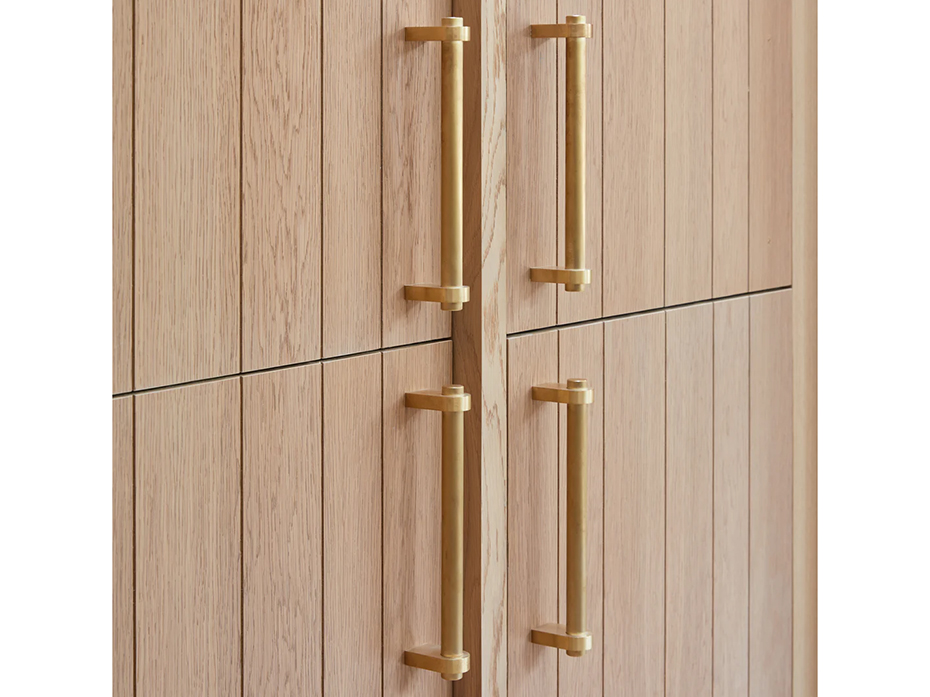 Мебельная ручка-скоба Armac Martin Arbar 203мм матовая латунь