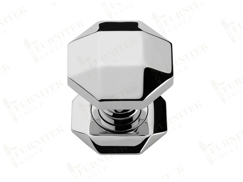 Ручка-кноб Frank Allart поворотная 7624A on 7824A полированный хром