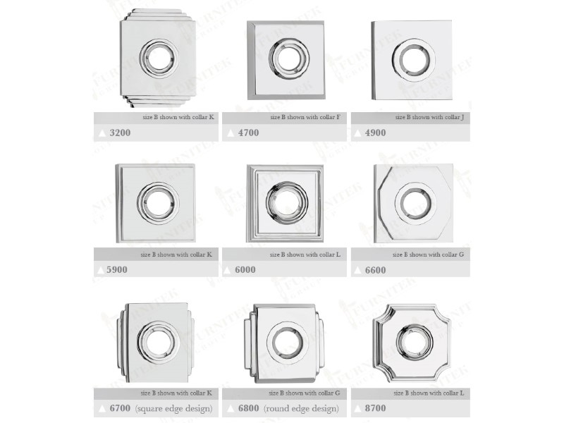 Дверная ручка на розетке Frank Allart 7732