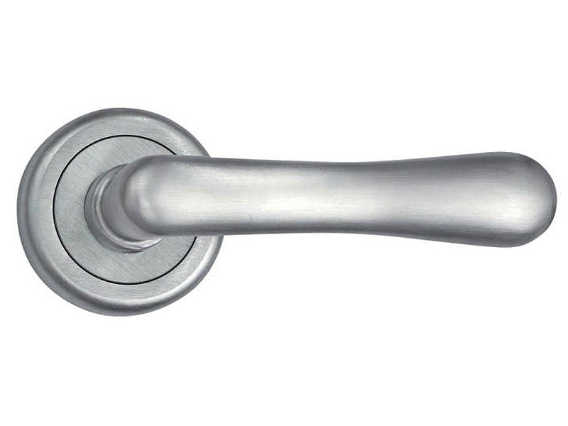 Дверная ручка на розетке Enrico Cassina ANJA 480190 матовый хром