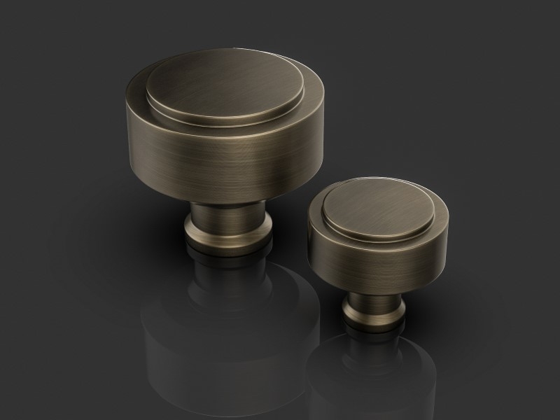 Мебельная ручка Oliver Knights Anthony CH I античная бронза