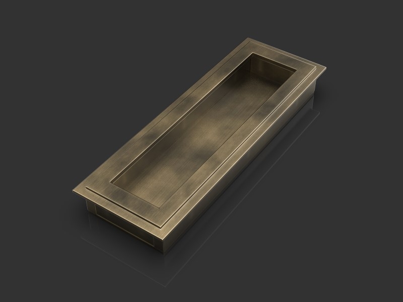 Врезная ручка Oliver Knights Anthony FP античная бронза