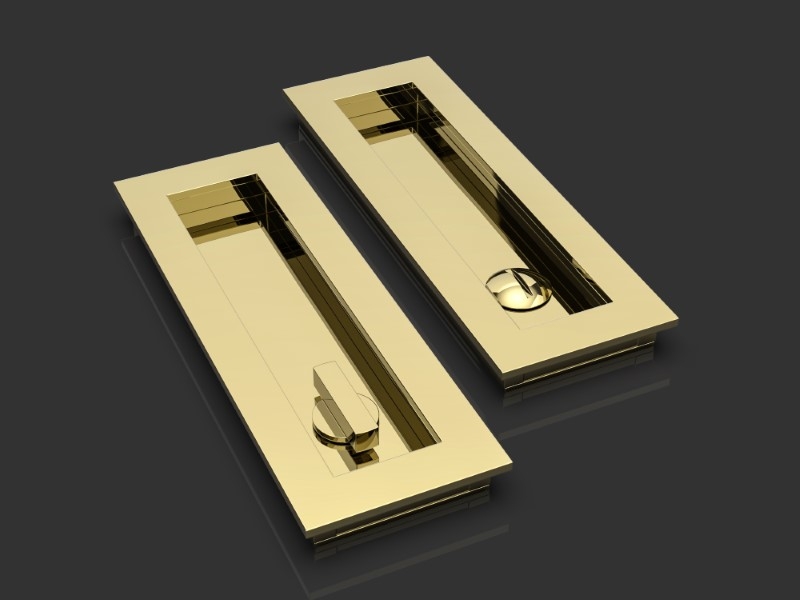 Комплект WC Oliver Knights Benedict T&R полированная латунь