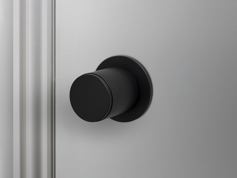 Дверная ручка-кноб D-40mm Buster and Punch Linear RDK-481052 черный