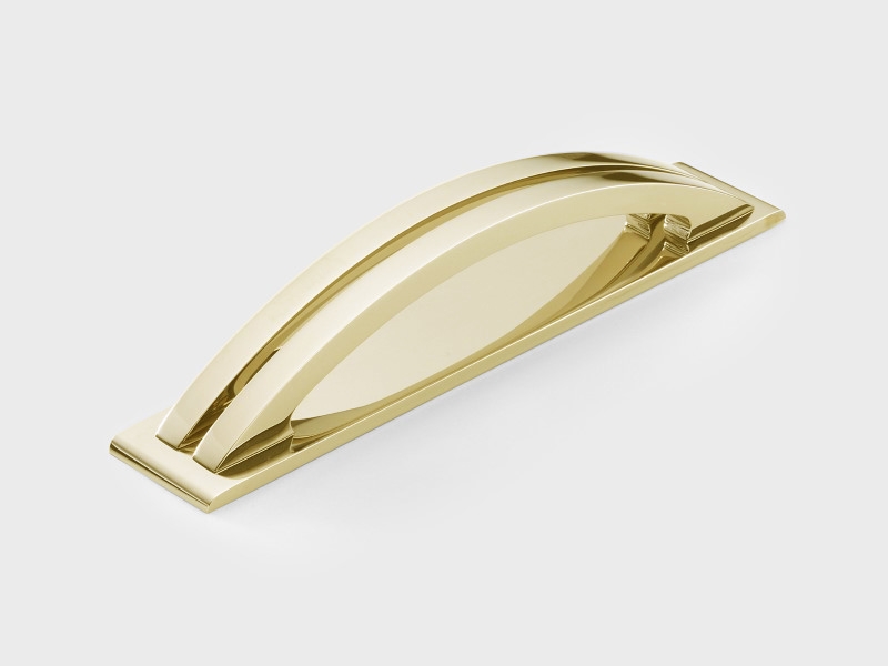 Мебельная ручка-скоба Armac Martin Gladesville полированная латунь