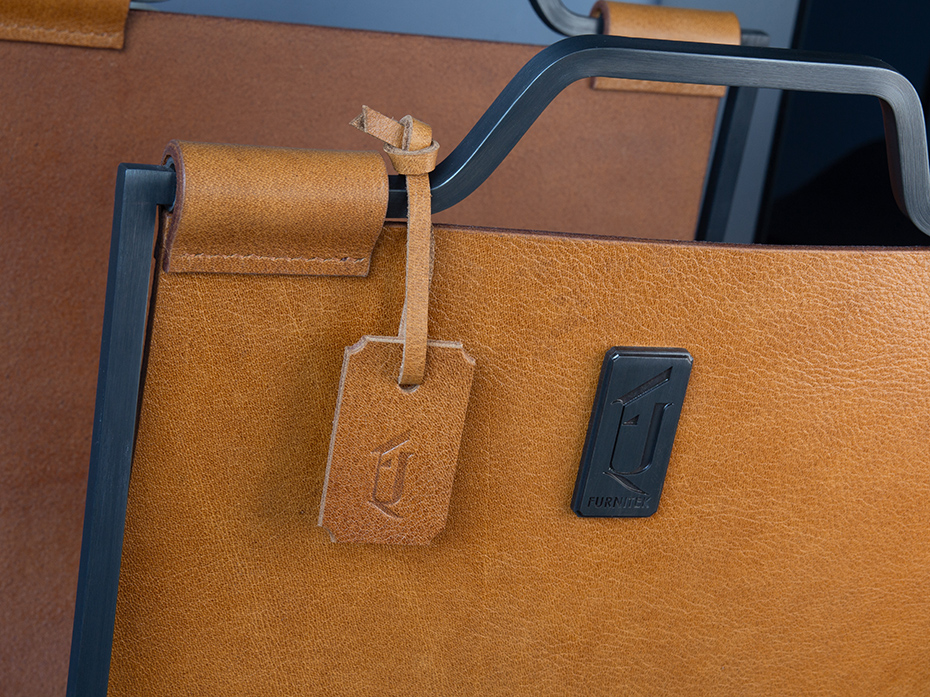 Подставка под сумки большая FG-12028БП чернёная полированная латунь