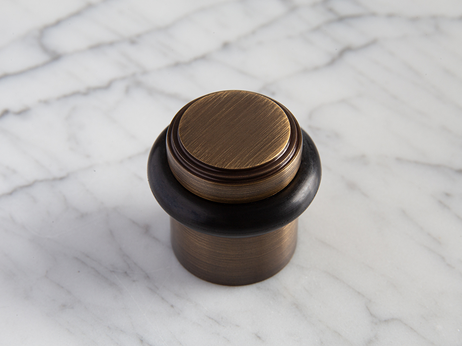 Дверной ограничитель Oliver Knights Ginglain DS античная латунь