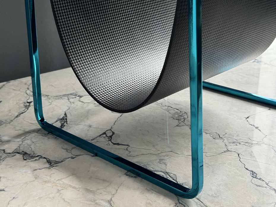 Подставка под сумки FG-179 синий полированный никель