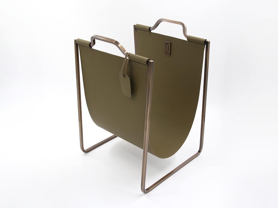 Подставка под сумки Furnitek FG-139 античная латунь