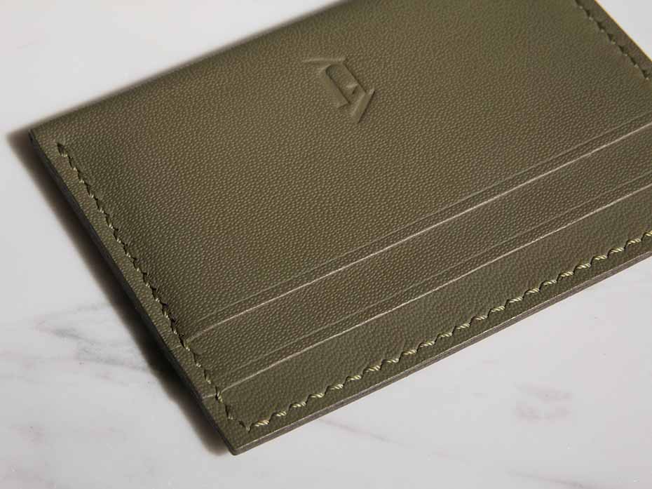 Картхолдер из натуральной кожи FURNITEK модель FG-041004 Elegance Power Green №16