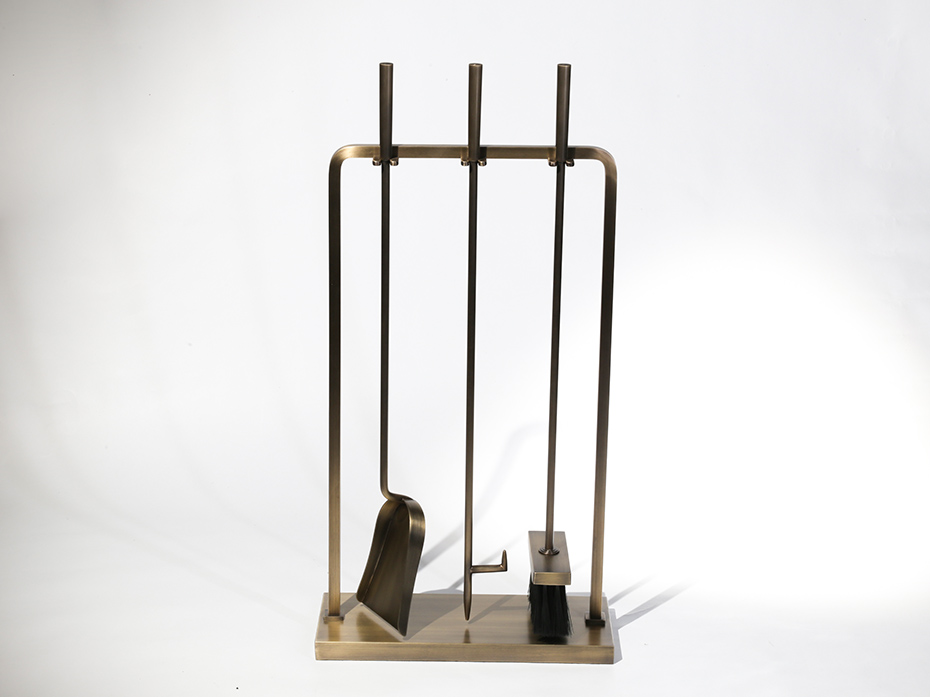 Каминный набор FURNITEK FG-05012 античная латунь