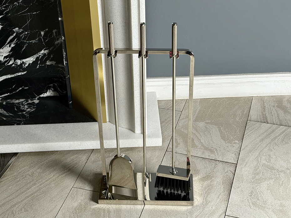 Каминный набор FURNITEK FG-05018 полированный никель