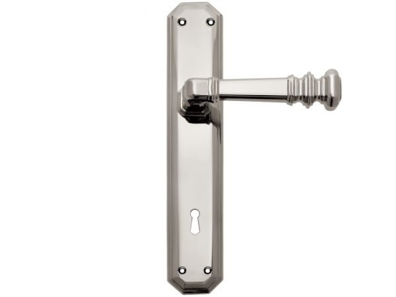 Дверная ручка на планке Enrico Cassina JEANNE C10110 полированный никель