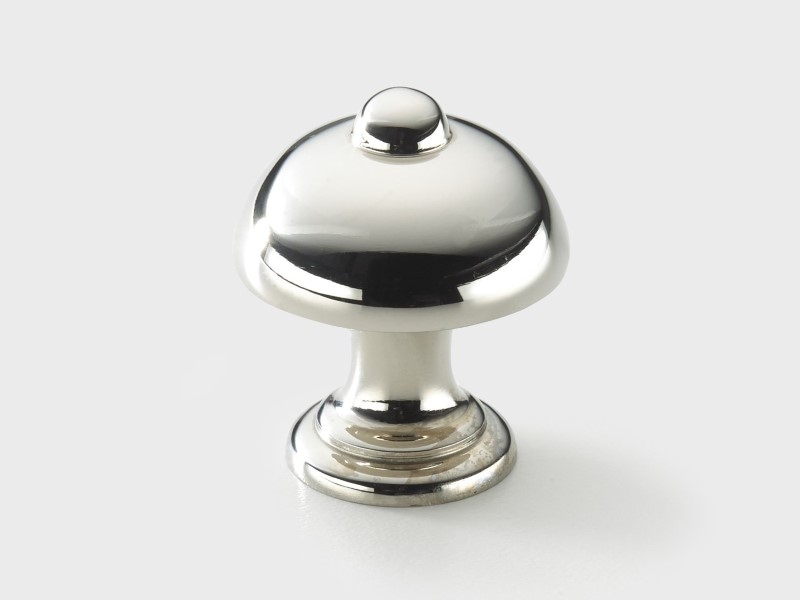 Мебельная ручка-кнопка Armac Martin 4055 полированный никель