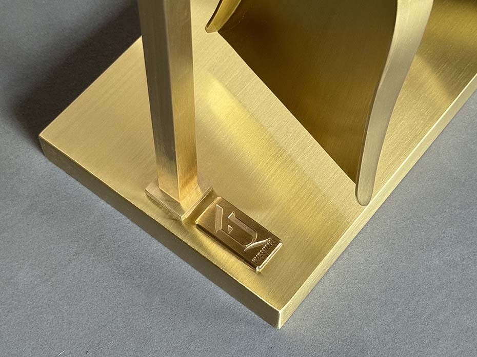 Каминный набор FURNITEK FG-05014 матовая латунь