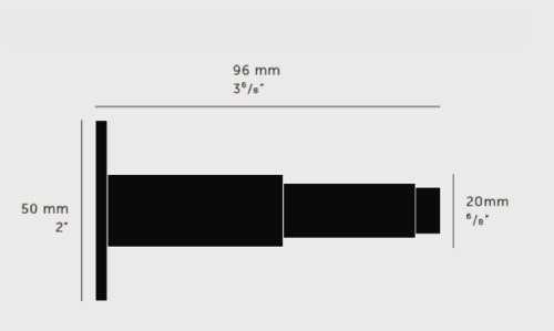 Ограничитель настенный Buster & Punch RDS-09267 бронза