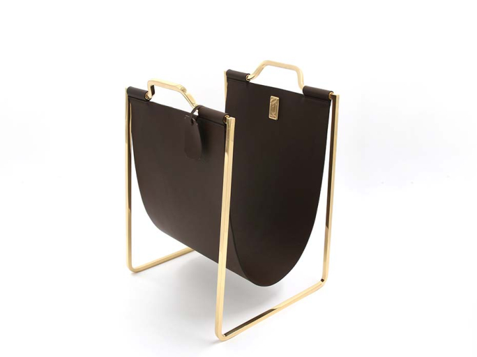 Подставка под сумки FG-114 полированная латунь