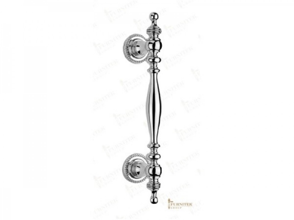 Дверная ручка-скоба Frank Allart 3934 полированный хром