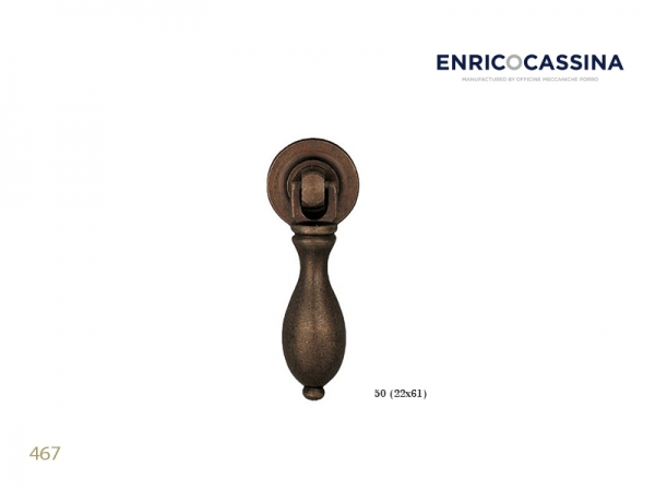 Мебельная ручка Enrico Cassina 467 матовая бронза