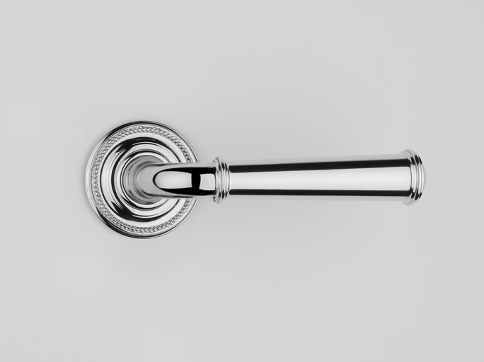 Дверная ручка на розетке Frank Allart 7774/7847B полированный хром