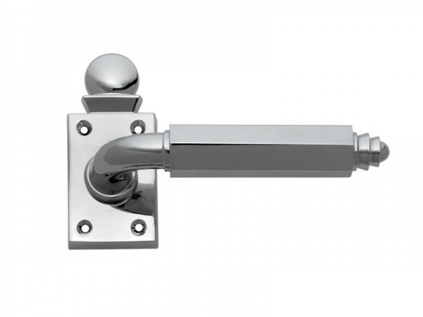 Дверная ручка на розетке Enrico Cassina ANNELISE C09511 матовый хром