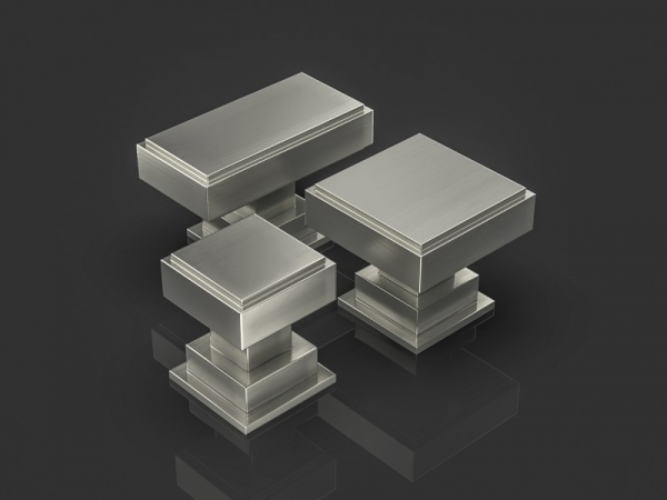 Мебельная ручка Oliver Knights Breunor CH II матовый никель