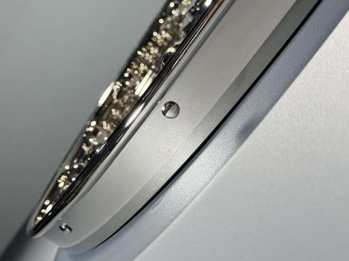 Часы FG-1002030 полированный никель стекло прозрачное 600мм