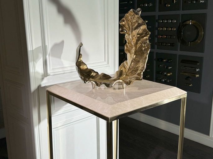 Консоль из латуни FURNITEK Ar-Deco FG-203 полированная латунь