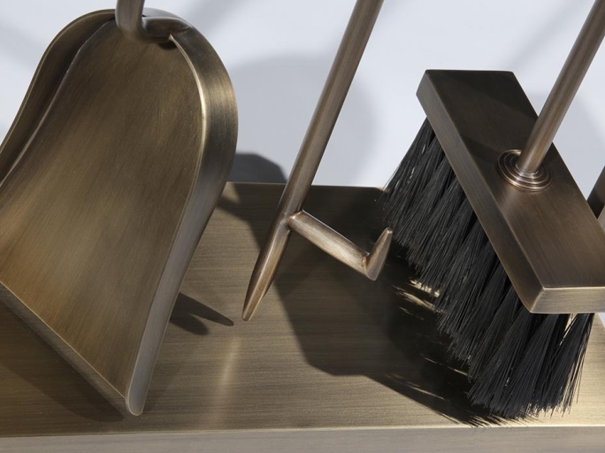 Каминный набор FURNITEK FG-05016 античная латунь