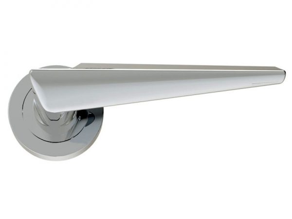 Дверная ручка на розетке Enrico Cassina MARISA C02411 полированный хром