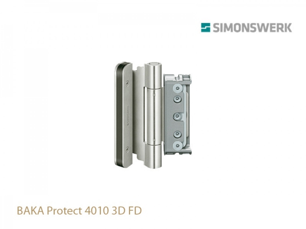 Петля оконная SIMONSWERK BAKA Protect 4010 3D FD до 160 кг (3 петли) цинк