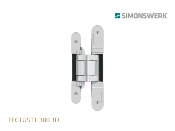 Петля скрытая SIMONSWERK TECTUS TE 380 3D до 60 кг матовый хром
