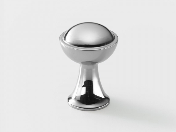 Мебельная ручка-кнопка Armac Martin 4057 полированный хром