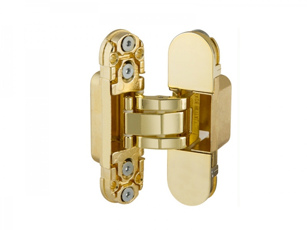 Петля скрытая AGB Eclipse 2.0 3D полированная латунь