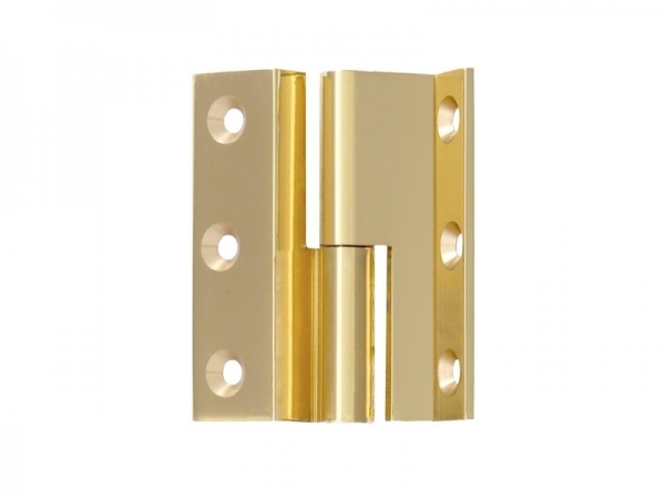Петля карточная мебельная FS 862 полированная латунь
