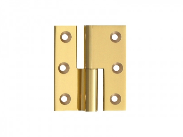 Петля карточная мебельная FS 863 полированная латунь