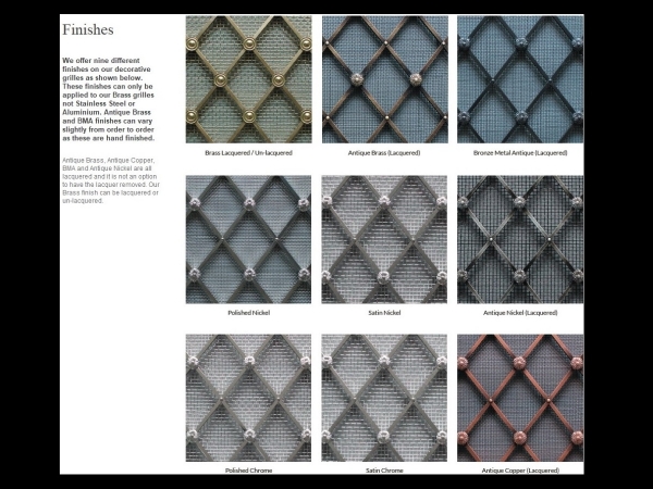 Английская решетка Armac Martin g.Ellip.pn никель полированный 