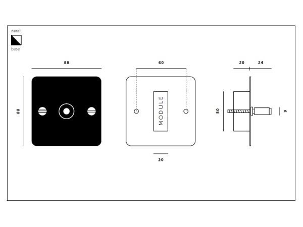 Выключатель тумблерный Buster & Punch одинарный UK-TO-CO-1G-BR латунь матовая 
