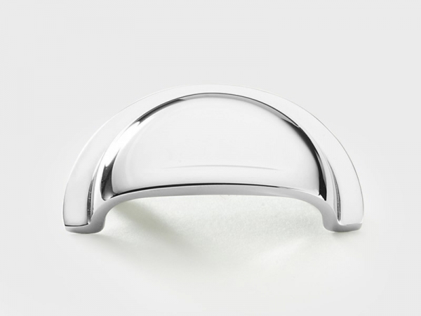 Мебельная ручка-ракушка Armac Martin Cotswold  полированный хром