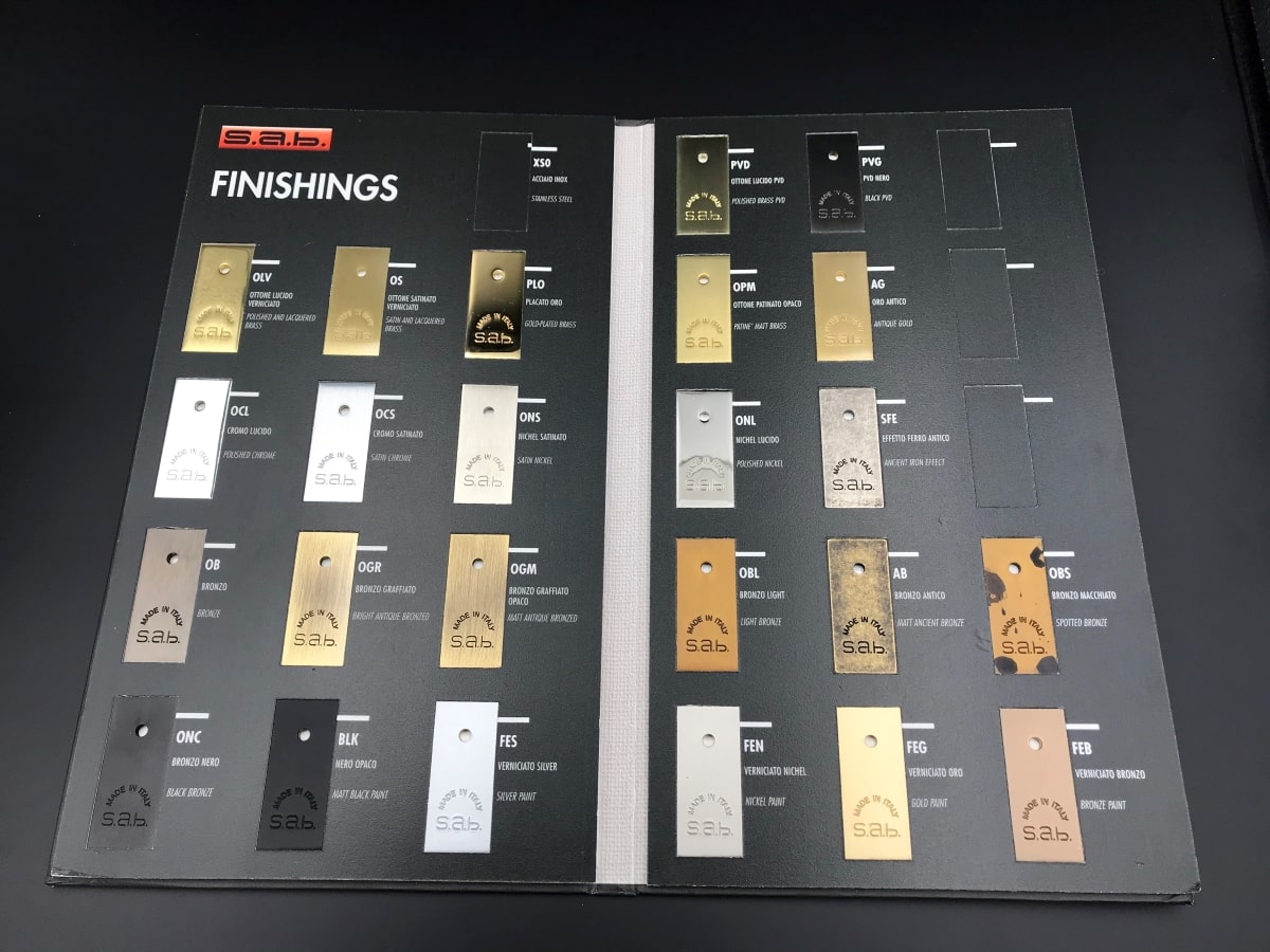 Замок дверной SAB 215050 без запирания матовый черный 