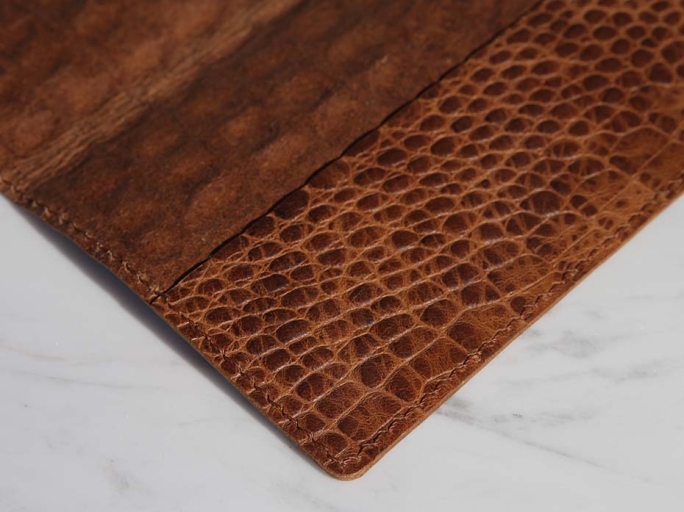 Обложка кожаная на паспорт FURNITEK модель FG-0201913 в подарочной коробке