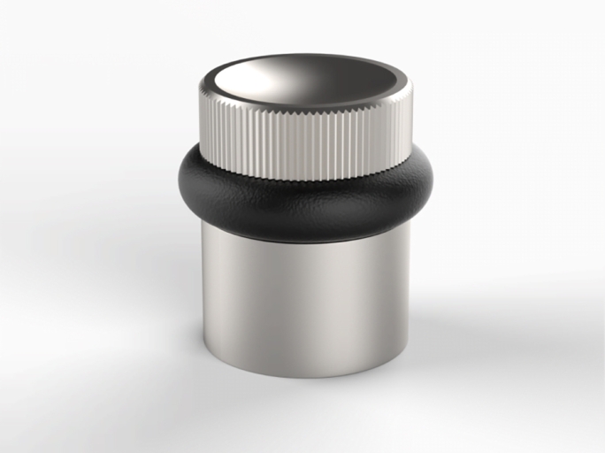 Ограничитель напольный Frank Allart FG-2134 матовый никель